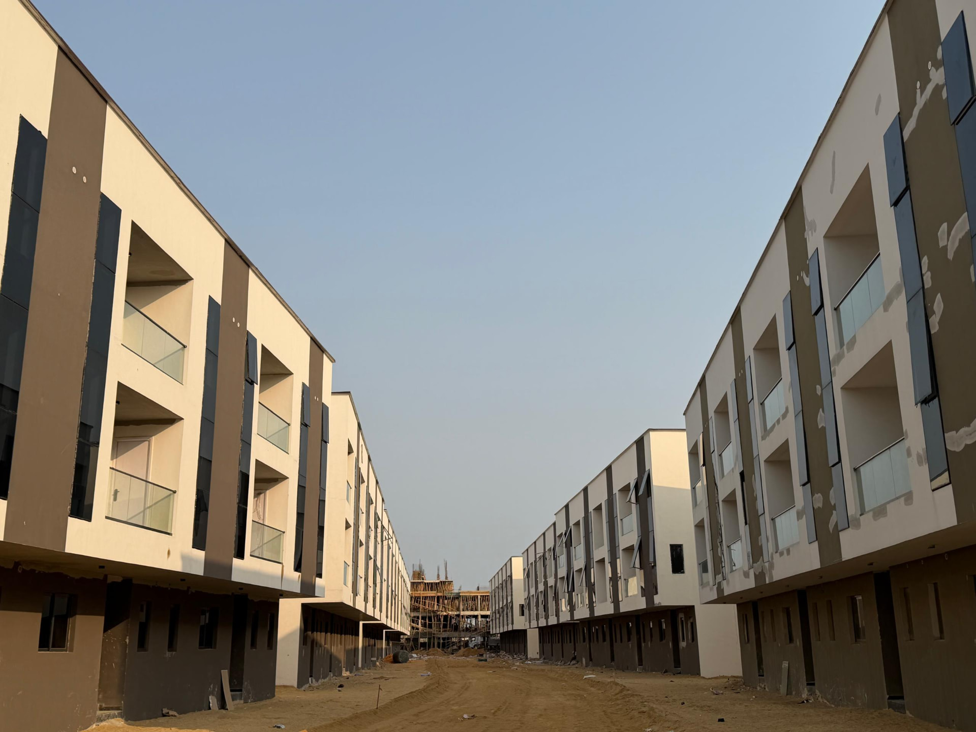 Residential street in Lekki Phase 1 Lagos